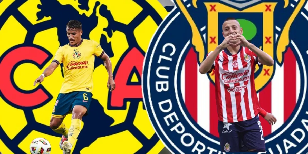 Jonathan Dos Santos y Roberto Alvarado (Fuente: Club América y Chivas)