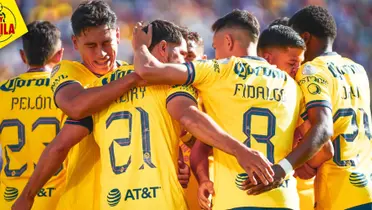 Jugadores de Club América (Fuente: MEXSPORT)