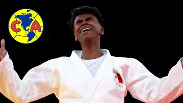 La judoca Prisca Awiti en los Juegos Olímpicos 