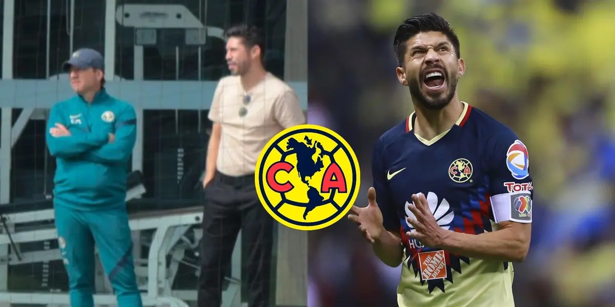 Oribe Peralta fue visto visitando las instalaciones del equipo de sus amores.