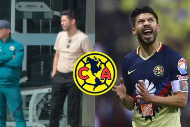 Oribe Peralta fue visto visitando las instalaciones del equipo de sus amores.