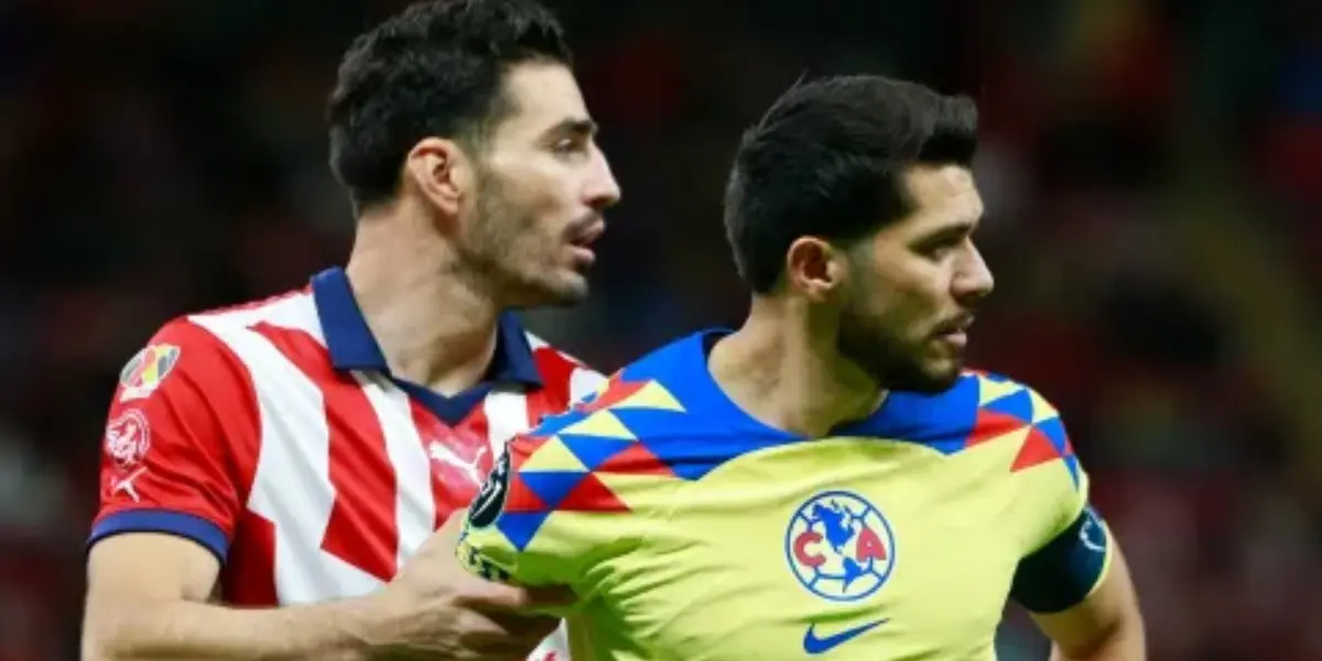 Pollo Briseño y Henry Martín en América vs Chivas