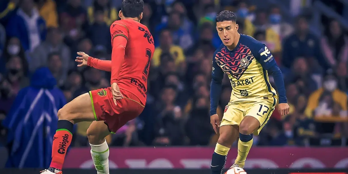 Solo 10 minutos le bastaron a Alejandro Zendejas para marcar el rumbo del partido entre América y Tijuana.